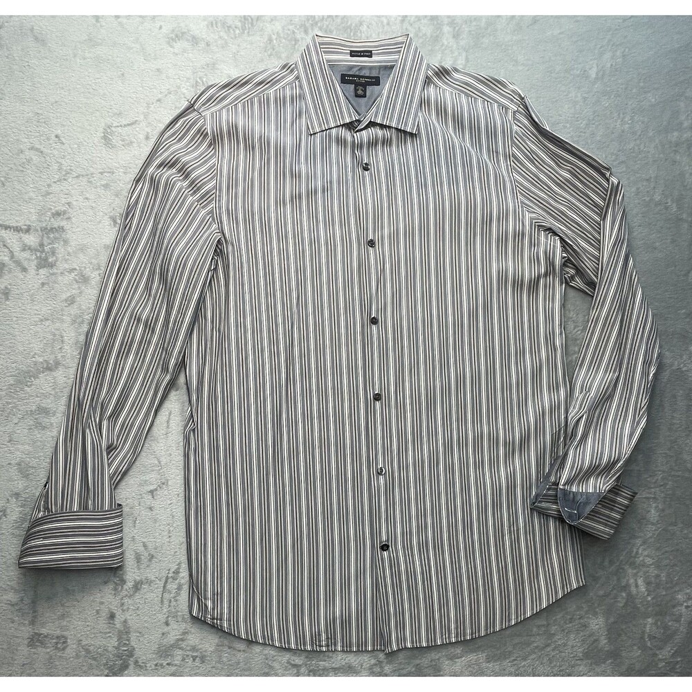 Banana Republic slim Fit XL woven in Italy long sleeve WOVEN IN ITALY